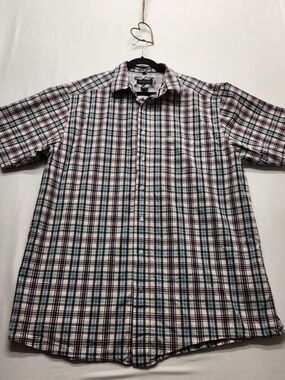 ⭐ Ariat Pro Men’s Short Sleeve Button-Up Shirt – Size XL Tall